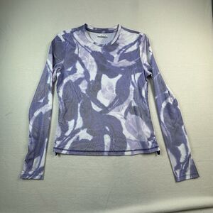 Columbia blue and White Long Sleeve Sun Deflector Tee